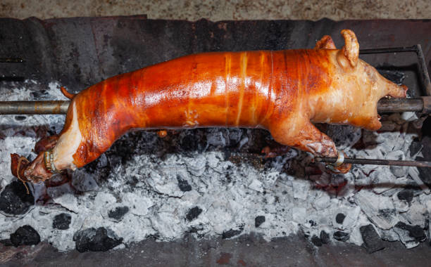 Charcoal Roasted Pig