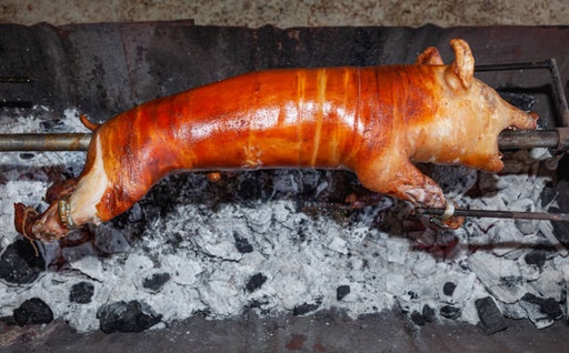 Charcoal Roasted Pig